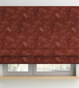 V&A Bamboo Garden Fabric by Arley House Spice