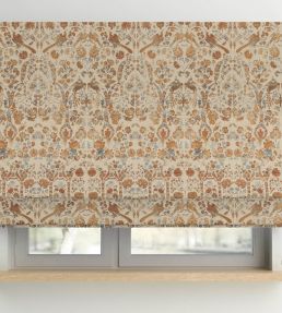 V&A Coromandel Fabric by Arley House Umber