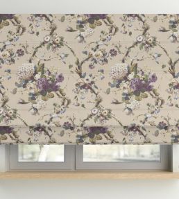 V&A Georgette Fabric by Arley House Violet