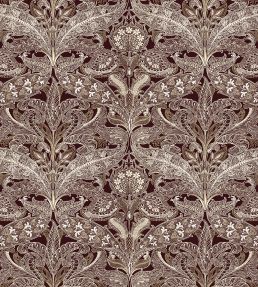 V&A Lacewing Fabric by Arley House Cocoa