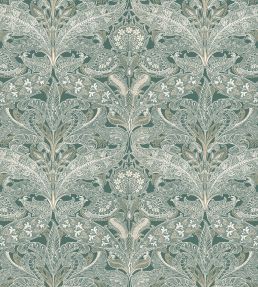 V&A Lacewing Fabric by Arley House Sage Green