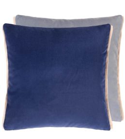 Varese Cushion 43 x 43cm by Designers Guild Indigo Smoke