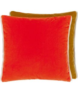 Varese Cushion 43 x 43cm by Designers Guild Zinnia & Ochre