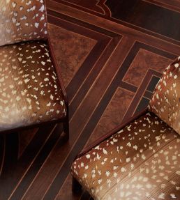 Velours Faon Fabric by Nobilis Caramel