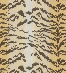 Velours Tiger Fabric by Nobilis Beige