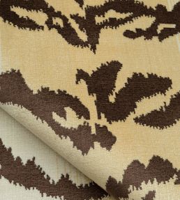 Velours Tiger Fabric by Nobilis Beige
