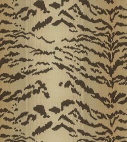 Velours Tiger Fabric by Nobilis Taupe