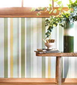 Venice Beach Wallpaper by Casadeco Vert Cactus