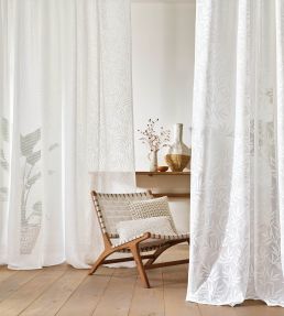 Ventoux Fabric by Camengo Blanc