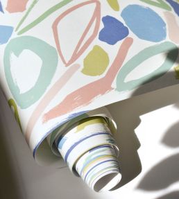 Verdure Wallpaper by Ohpopsi Sage & Apricot
