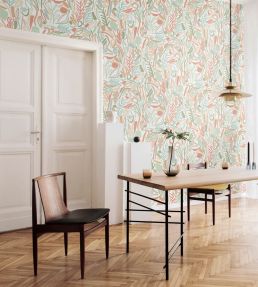 Verdure Wallpaper by Ohpopsi Sage & Apricot