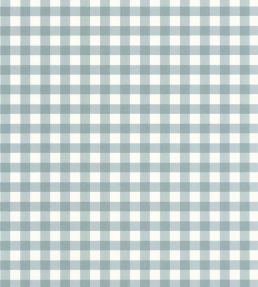 Vichy Wallpaper by Casadeco Bleu Orage
