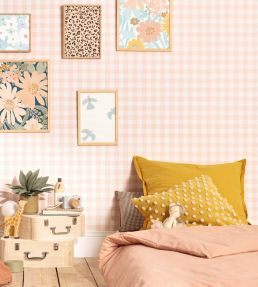 Victoria Wallpaper by Caselio Rose layette