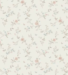 Viktoria Wallpaper by Borastapeter Cream/Pink