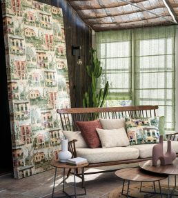 Villa Como Fabric by Osborne & Little Azure
