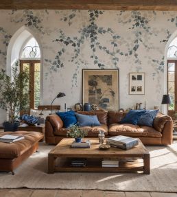 Vine Shadow Mural by Coordonne Green