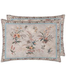 Vintage Floral Cushion 60 x 45cm by Designers Guild Linen