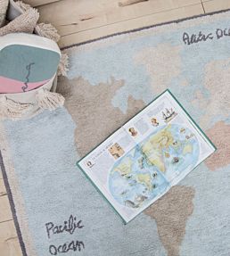 Lorena Canals Vintage Map rug Vintage C-VINTMAP Vintage