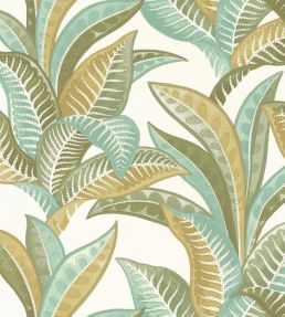 Vitamin Sea Wallpaper by Caselio Vert Kaki