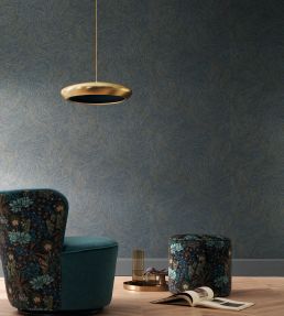 Voie Lactee Wallpaper by Casamance Noir / Dore