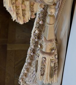 Volanges Tassel Tieback Trimming by Houles Blanc Hermine