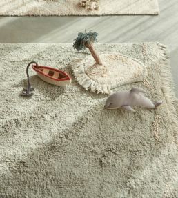 Lorena Canals Waves rug Blue Sage C-WAVES Blue Sage