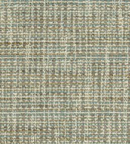 Weald Fabric by Nina Campbell Aqua/Beige