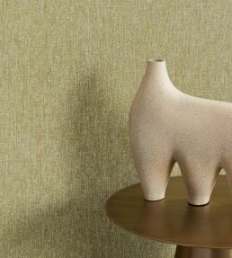 Weathered Canvas Wallpaper by Eijffinger Green