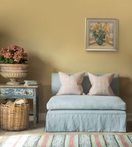Weathered Linen Fabric by GP & J Baker Charcoal