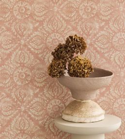 Blockprint Diagonal Tiles Wallpaper by Eijffinger Celadon