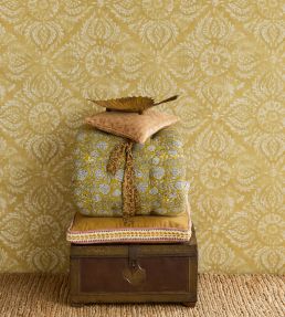 Blockprint Diagonal Tiles Wallpaper by Eijffinger Pistachio