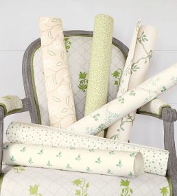 Wendle Wallpaper by Colefax and Fowler Forest Green