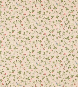 Wild Strawberry Fabric by Clarke & Clarke Blush
