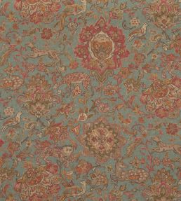 Wild Things Fabric by Mulberry Home Teal