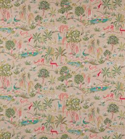 Wildwood Fabric by Jane Churchill Pink