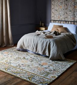 Morris & Co Wilhelmina rug Linen Mustard 127401-140200 Linen Mustard