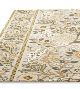 Morris & Co Wilhelmina rug Linen Mustard 127401-140200 Linen Mustard