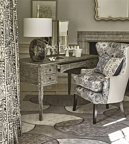 Galletta Fabric by William Yeoward Charcoal
