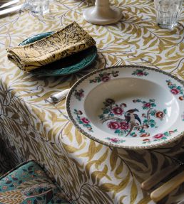 Willow Bough Fabric by Morris & Co Summer Yellow
