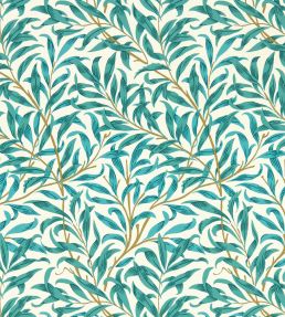 Willow Boughs Wallpaper by Clarke & Clarke Teal