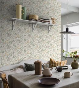 Wilma Wallpaper by Borastapeter Blue/Green