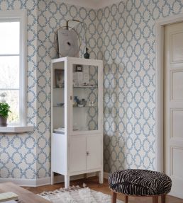 Wilma Wallpaper by Sandberg Blue
