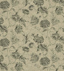 Woburn Fabric by Warwick Charcoal