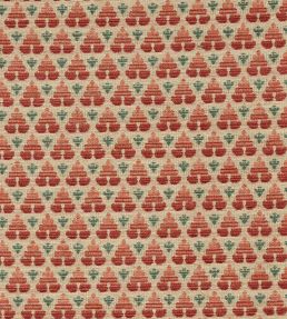 Woodberry Fabric by Colefax and Fowler Red/Green