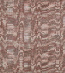 Woodcut Fabric by Mark Alexander Burnt Orange