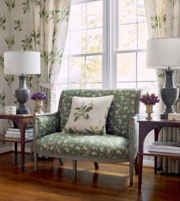 Woodland Fabric by Anna French Green on Natural