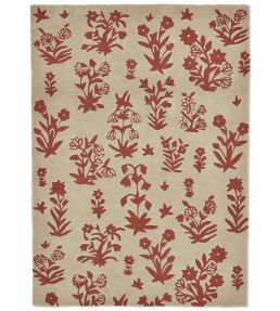 Sanderson Woodland Glade rug Linen/Russet Brown 146801140200 Linen/Russet Brown