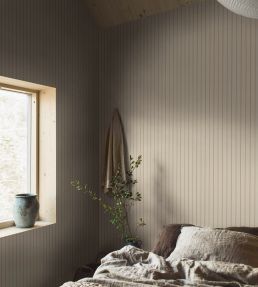 Woodland Stripe Wallpaper by Borastapeter Blue