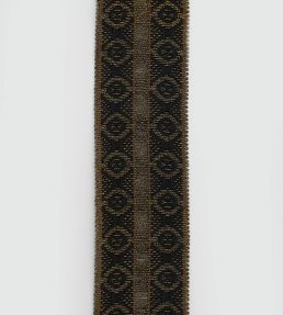 Woven Diamonds Tape Trimming by Jim Thompson Black Gold