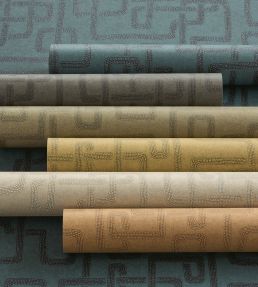 Woven Lines Wallpaper by Eijffinger Yellow/Ocher